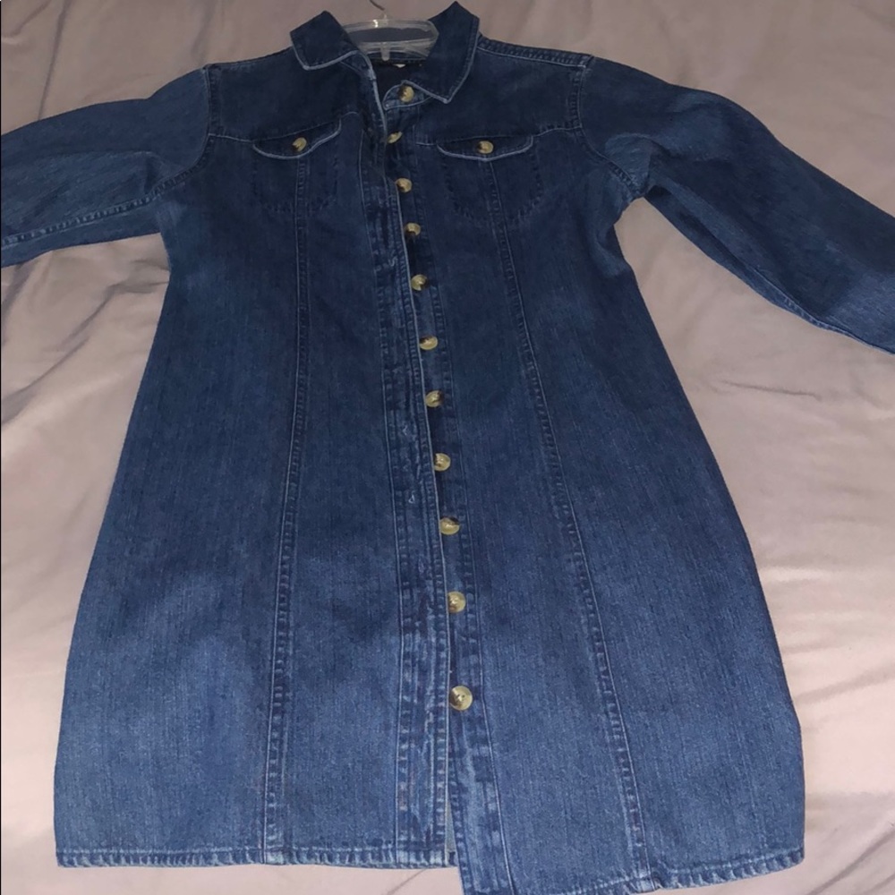 Girls size 14 jean dress.  Copper Key brand